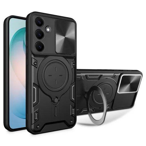 Čierne puzdro Techsuit CamGuard Pro pre Samsung Galaxy S26 Plus - 2