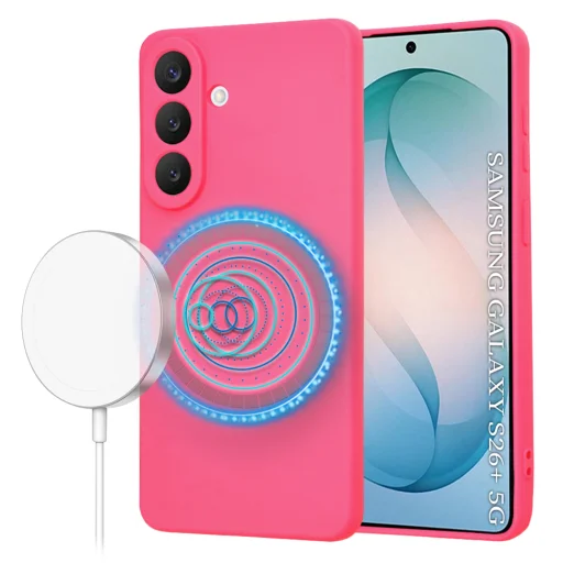 Samsung Galaxy S26 Plus jasnoružové puzdro Techsuit SoftFlex MagSafe - 1