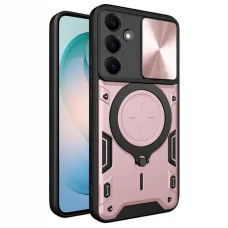 Ružovozlaté puzdro Techsuit CamGuard Pro pre Samsung Galaxy S26 Plus