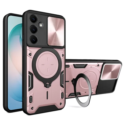 Ružovozlaté puzdro Techsuit CamGuard Pro pre Samsung Galaxy S26 Plus - 2