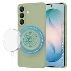Puzdro Techsuit SoftFlex MagSafe pre Samsung Galaxy S26 Plus, matcha