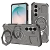 Ochranný kryt Techsuit Carbon Shield PRO pre Samsung Galaxy S26 Plus, dymovo čierny, s prsteňom thumbnail
