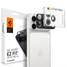 iPhone 18 Pro sötétszürke Spigen Optik Pro XL Glas.tR EZ Fit kameravédő edzett üveg