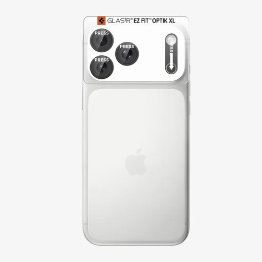 iPhone 18 Pro sötétszürke Spigen Optik Pro XL Glas.tR EZ Fit kameravédő edzett üveg - 2