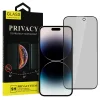 iPhone 18 Pro Max Privacy tvrdené sklo s čiernym rámom thumbnail