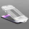  iPhone 17 Pro Max / 18 Pro Max fekete Easy-Stick Full Glue edzett üveg kijelzővédő felhelyező kerettel thumbnail