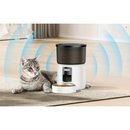 ROJECO Button automatický dávkovač krmiva (3 l) a fontána na pitie (2 l) - 3