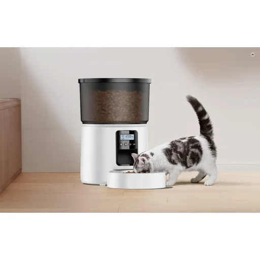 ROJECO Button automatický dávkovač krmiva (3 l) a fontána na pitie (2 l) - 6