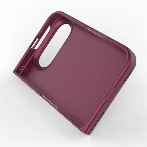 Puzdro Techsuit Magic Shield pre iPhone Duo – tmavočerešňové - 5