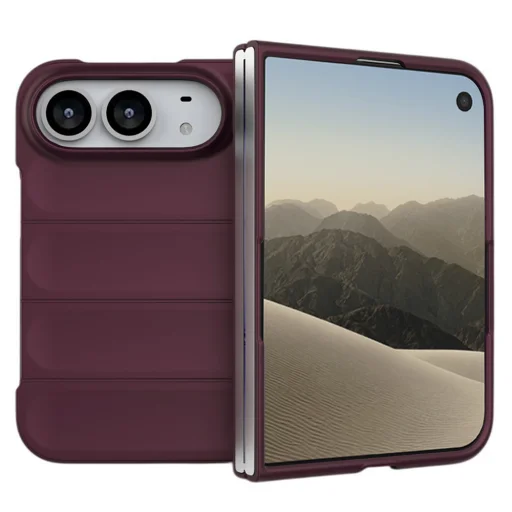 Puzdro Techsuit Magic Shield pre iPhone Duo – tmavočerešňové - 1