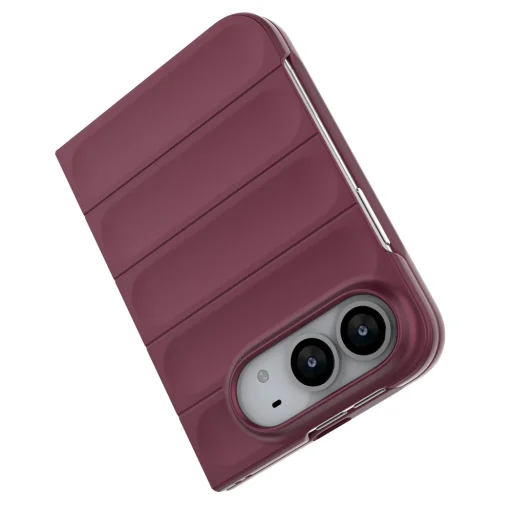 Puzdro Techsuit Magic Shield pre iPhone Duo – tmavočerešňové - 4