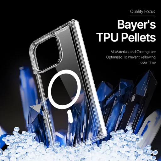 Google Pixel 11 Pro Fold priehľadné puzdro Dux Ducis Clin Magnetic - 5