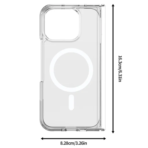Google Pixel 11 Pro Fold priehľadné puzdro Dux Ducis Clin Magnetic - 6