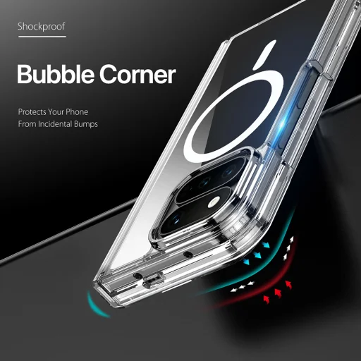 Google Pixel 11 Pro Fold priehľadné puzdro Dux Ducis Clin Magnetic - 2