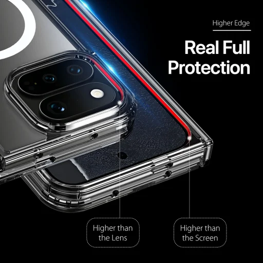 Google Pixel 11 Pro Fold priehľadné puzdro Dux Ducis Clin Magnetic - 4
