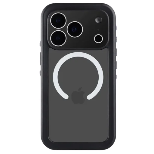 iPhone 18 Pro Max / iPhone 17 Pro Max fekete ShellBox IP68 vízálló tok - 4
