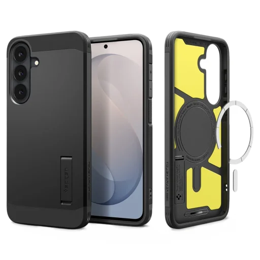 Samsung Galaxy S26 FE čierny ochranný kryt Spigen Tough Armor MagSafe - 1