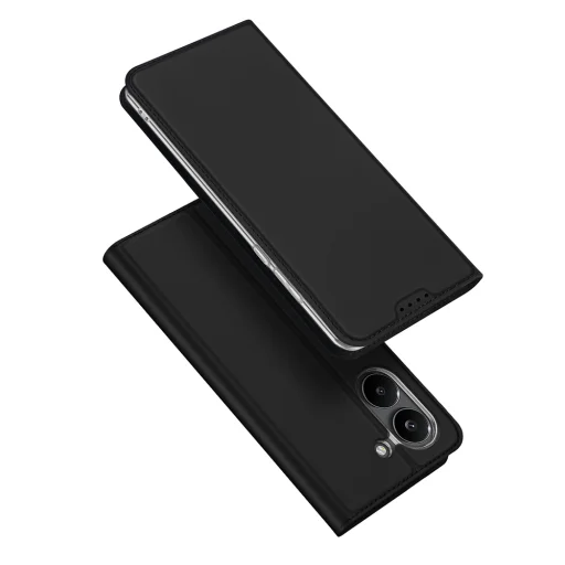 Xiaomi Poco X8 Pro čierne knižkové puzdro Dux Ducis Skin Pro - 1