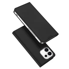 Oppo Reno16 F / Oppo Reno16 FS fekete Dux Ducis Skin Pro oldalra nyíló tok