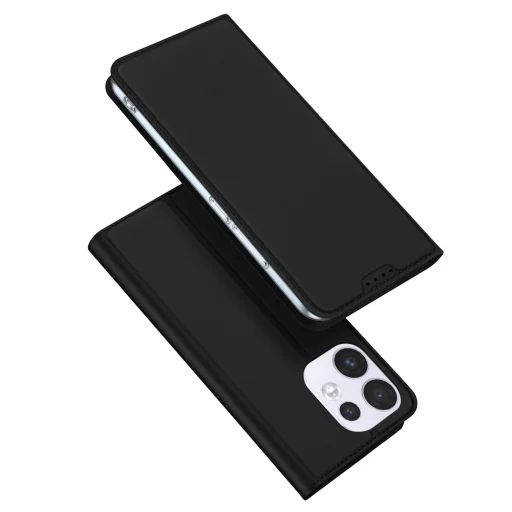 Oppo Reno16 / Oppo Reno16 Pro fekete Dux Ducis Skin Pro kinyitható tok - 1