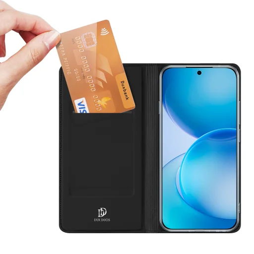 Oppo Reno16 / Oppo Reno16 Pro fekete Dux Ducis Skin Pro kinyitható tok - 4