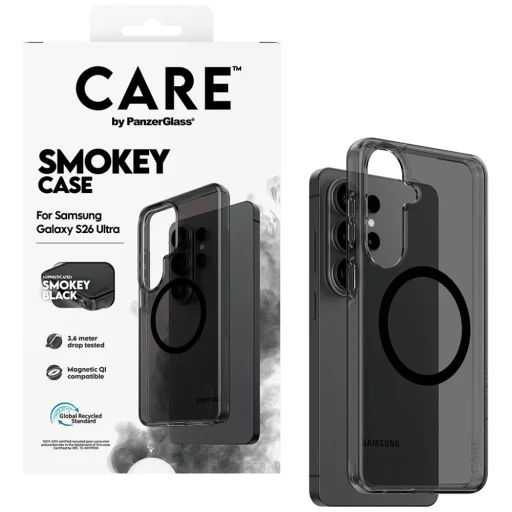 Samsung Galaxy S26 Ultra dymový / čierny zadný kryt CARE by PanzerGlass Urban Explorer s podporou Qi - 4