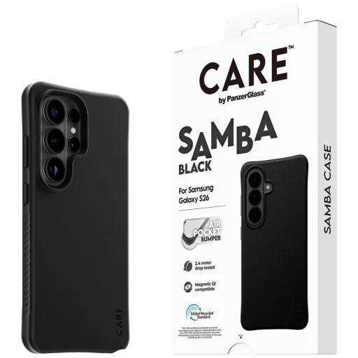 Samsung Galaxy S26 Ultra fekete CARE by PanzerGlass Samba Qi tok - 5