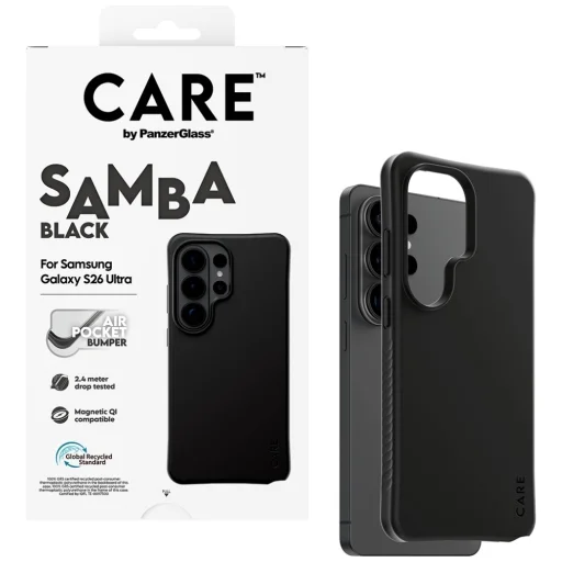 Samsung Galaxy S26 Ultra čierne puzdro CARE by PanzerGlass Samba Qi - 4