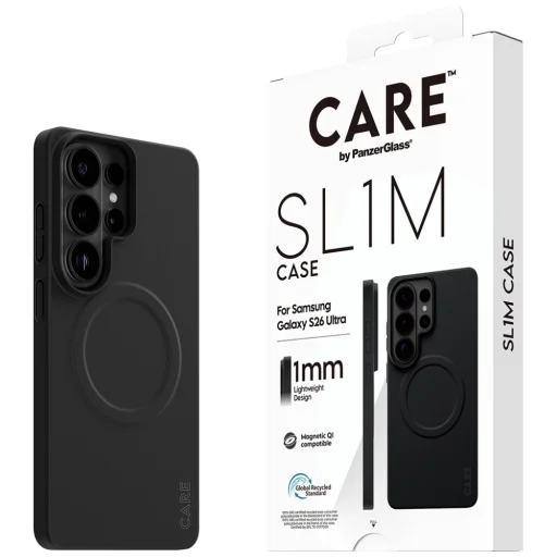 Samsung Galaxy S26 Ultra fekete CARE by PanzerGlass SL1M tok - 5