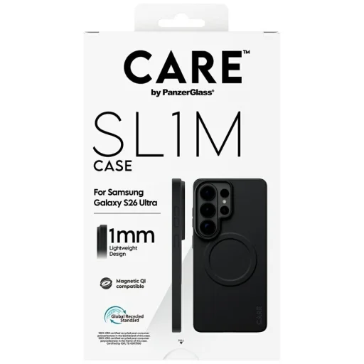 Samsung Galaxy S26 Ultra fekete CARE by PanzerGlass SL1M tok - 6