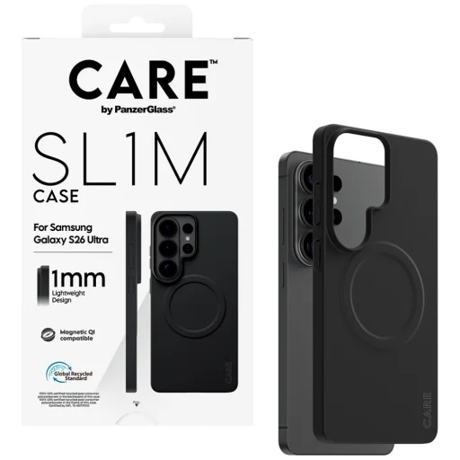 Samsung Galaxy S26 Ultra fekete CARE by PanzerGlass SL1M tok - 4