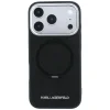 iPhone 18 Pro čierny Karl Lagerfeld PU Saffiano Ring Stand MagSafe kryt thumbnail