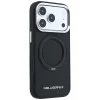 iPhone 18 Pro čierny Karl Lagerfeld PU Saffiano Ring Stand MagSafe kryt thumbnail