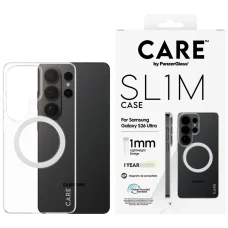 Samsung Galaxy S26 Ultra átlátszó CARE by PanzerGlass SL1M tok
