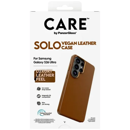 Samsung Galaxy S26 Ultra barna CARE by PanzerGlass Solo Qi tok - 6