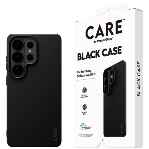 Samsung Galaxy S26 Ultra fekete CARE by PanzerGlass TPU tok - 5