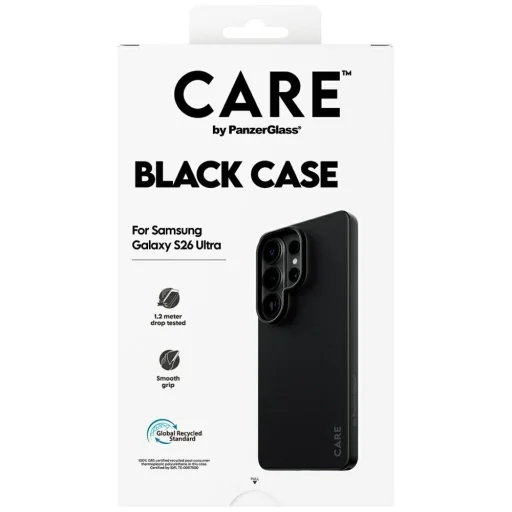 Samsung Galaxy S26 Ultra fekete CARE by PanzerGlass TPU tok - 6