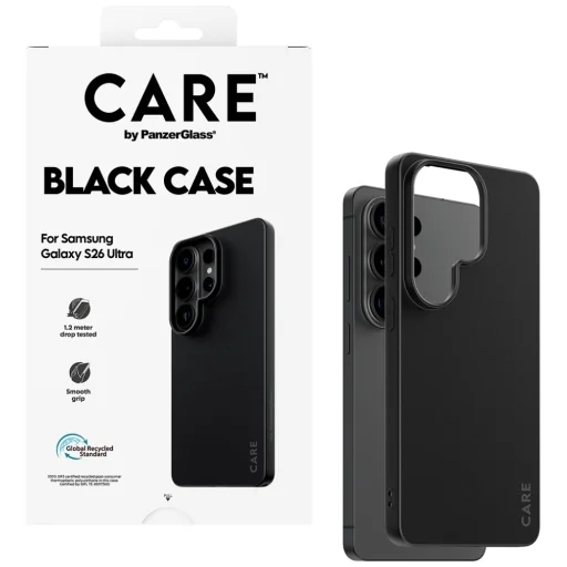 Samsung Galaxy S26 Ultra fekete CARE by PanzerGlass TPU tok - 4
