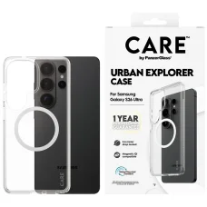 Samsung Galaxy S26 Ultra átlátszó fehér CARE by PanzerGlass Urban Explorer tok