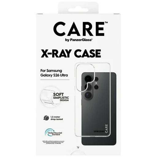 Samsung Galaxy S26 Ultra átlátszó CARE by PanzerGlass X-Ray hátlap tok - 6