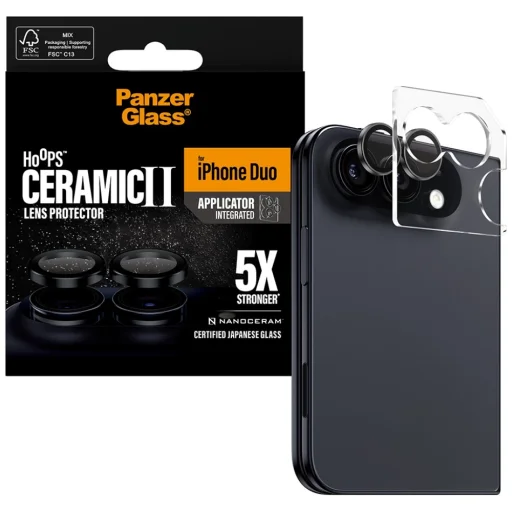 iPhone Duo PanzerGlass Hoops keramické ochranné sklo na objektív fotoaparátu - 2