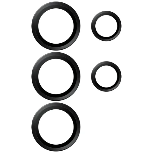 Samsung Galaxy S26 Ultra čierne PanzerGlass Hoops tvrdené sklo na šošovky fotoaparátu - 3