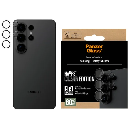 Samsung Galaxy S26 Ultra PanzerGlass Hoops Lens Protector tvrdené sklo na šošovku fotoaparátu tra - 8