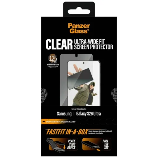 Tvrdené sklo PanzerGlass Ultra-Wide Fit FastFit pre Samsung Galaxy S26 Ultra - 6
