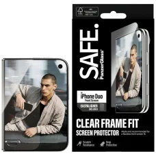 iPhone Duo SAFE by PanzerGlass Sub-Screen Protector Ultra-Wide Fit ochranné tvrdené sklo s EasyAlignerom