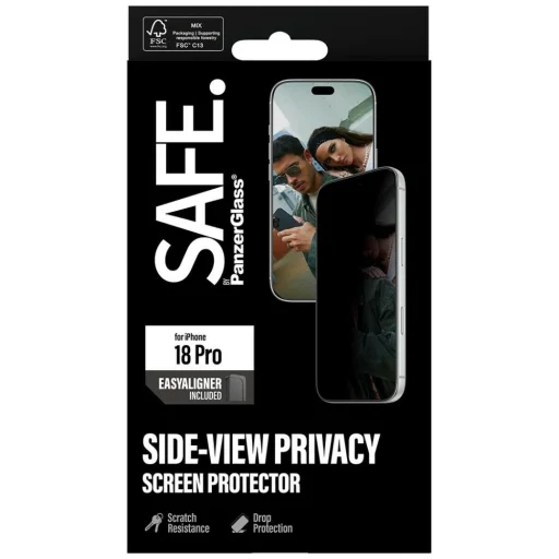 iPhone 18 Pro SAFE by PanzerGlass privátne tvrdené sklo s rámčekom EasyAligner - 7