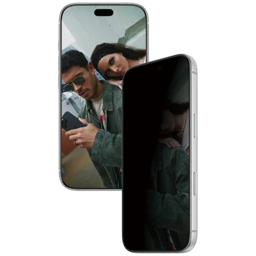 iPhone 18 Pro SAFE by PanzerGlass betekintésgátló edzett üveg EasyAligner kerettel - 2