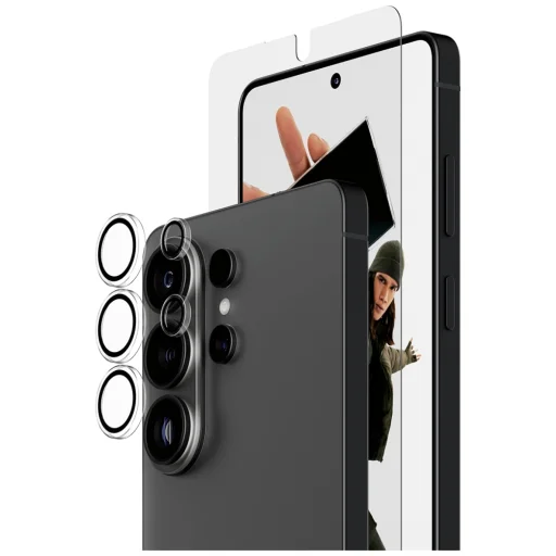 Samsung Galaxy S26 Ultra PanzerGlass Hoops 2 v 1 Ultra-Wide Fit sada ochranného skla na displej + ochrana šošoviek - 9