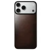 iPhone 18 Pro Max / 17 Pro Max rustikálne hnedý Nomad Magnetic Leather Back magnetický kožený zadný kryt s podporou MagSafe thumbnail