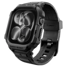  Apple Watch 12 (42 mm) Spigen Rugged Armor Pro tok szíjjal - matt fekete
